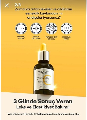 Beden MISSHA VITA C PLUS SET