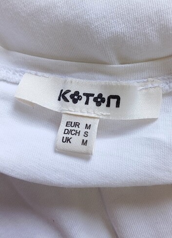 m Beden Kısa kollu beyaz üst bluz