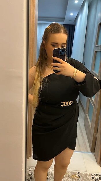 xl Beden Siyah elbise