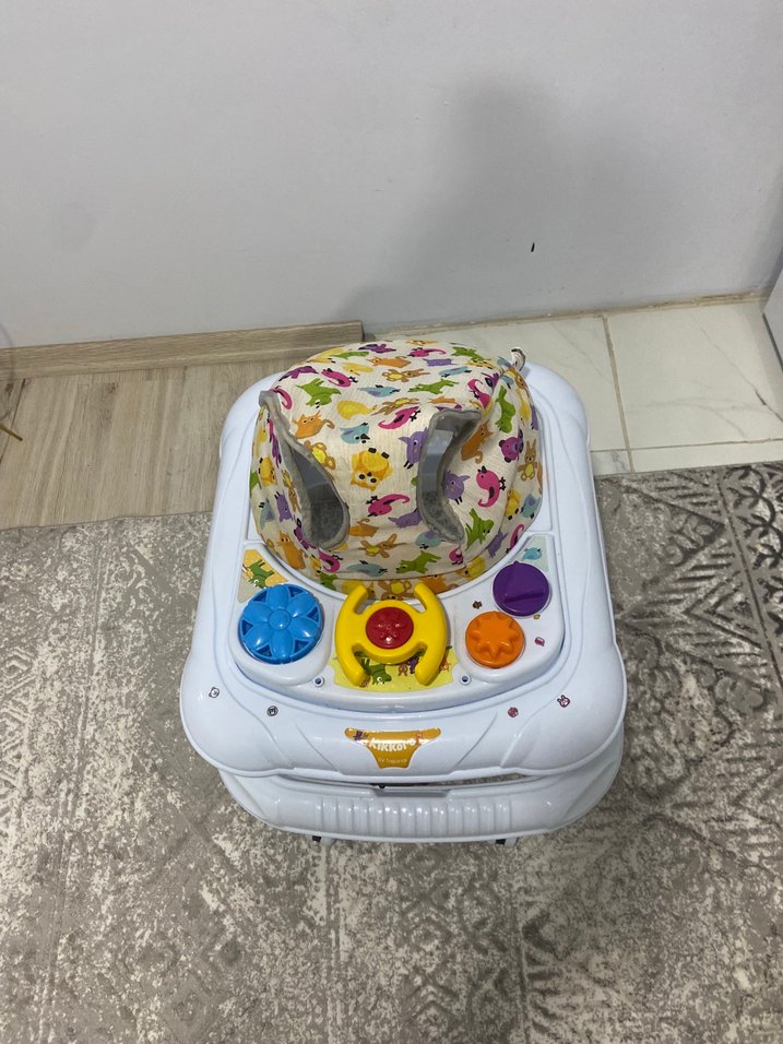 Renkli Desenli Bebek Yürüteci - Görsel 3