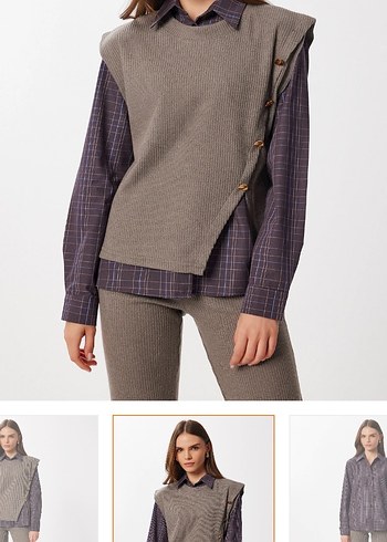 Kadın triko üçlü takım - Görsel 3