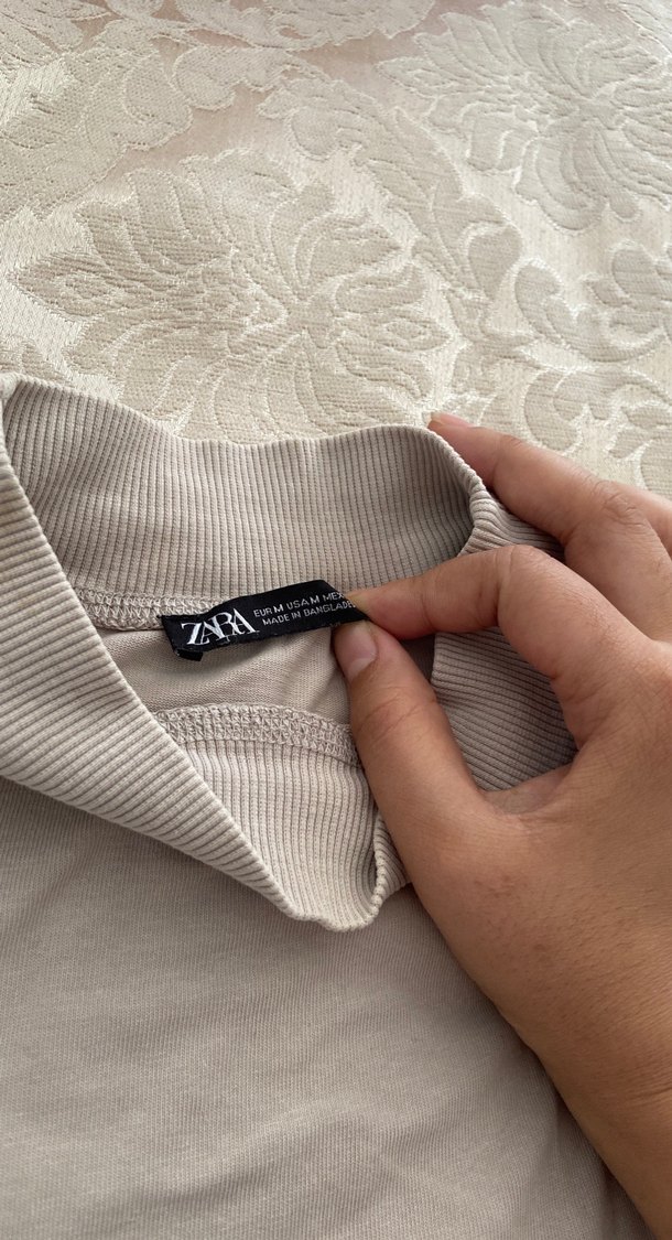 Kadın Beyaz Kısa Kollu Basic Tişört - Görsel 2