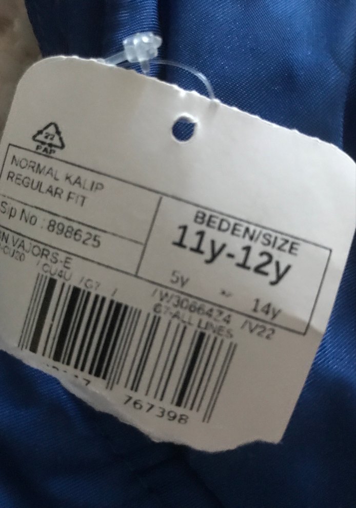 Erkek Çocuk Mavi Kapüşonlu Düğmeli Kaban - Görsel 2