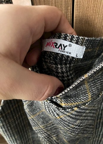 Kadın Kareli elbise - Görsel 3