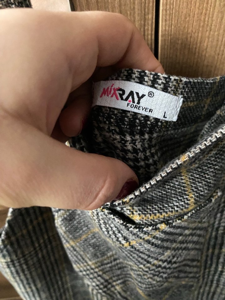 Kadın Kareli elbise - Görsel 3