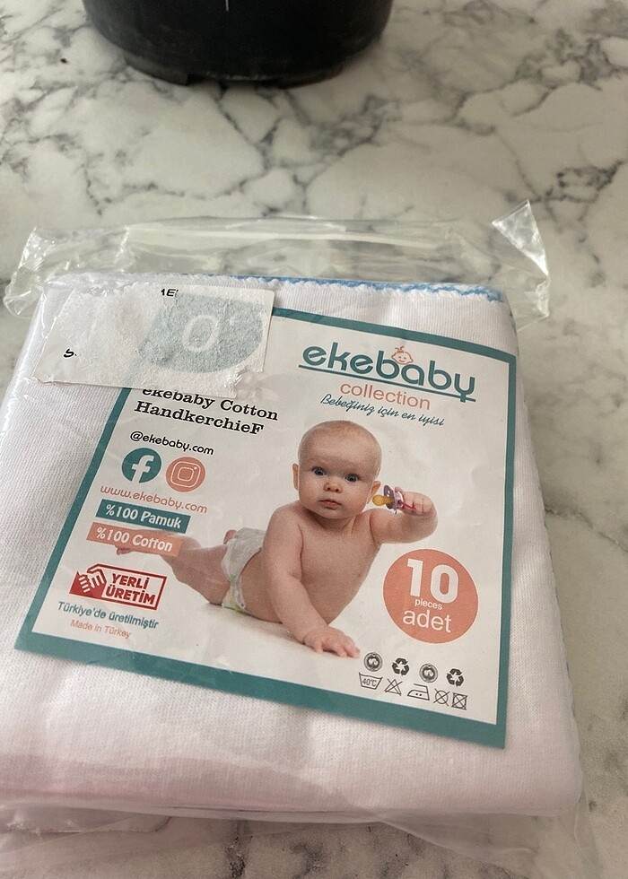 Bebek ağız mendili - Görsel 3