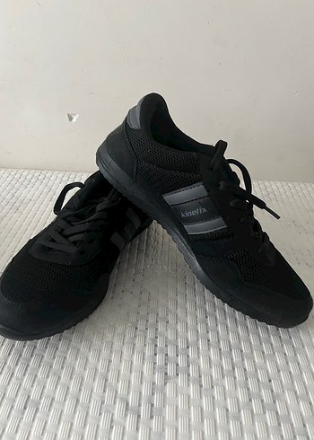 Siyah Bağcıklı Kadın Spor Ayakkabı - Görsel 3