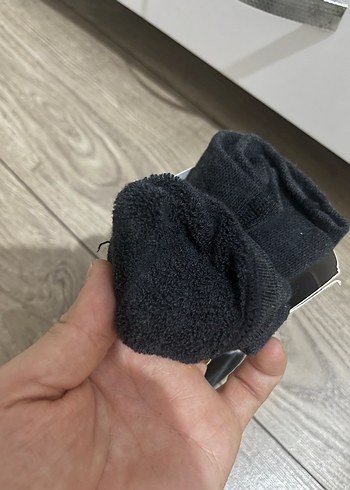 Gri Pamuklu havlu Çocuk Tayt - Görsel 5