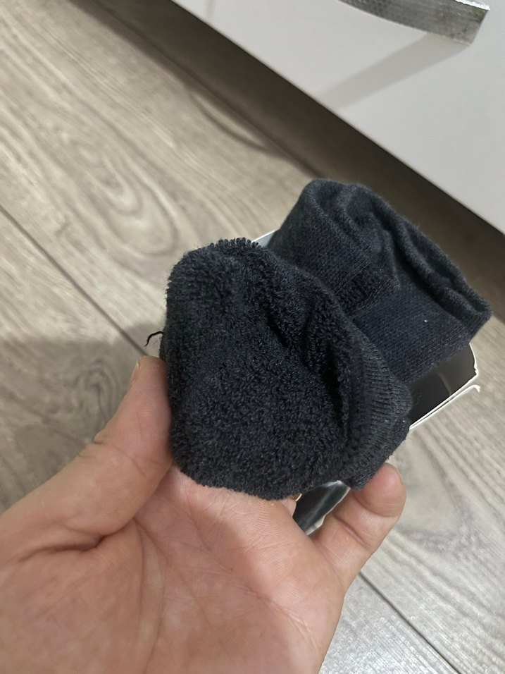 Gri Pamuklu havlu Çocuk Tayt - Görsel 5