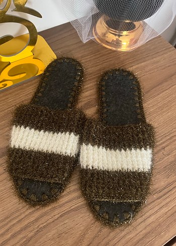 El işi  kadın ev terliği - Görsel 2