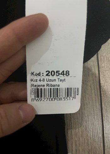 Kız çocuk Siyah Rahat Kesim tayt - Görsel 3