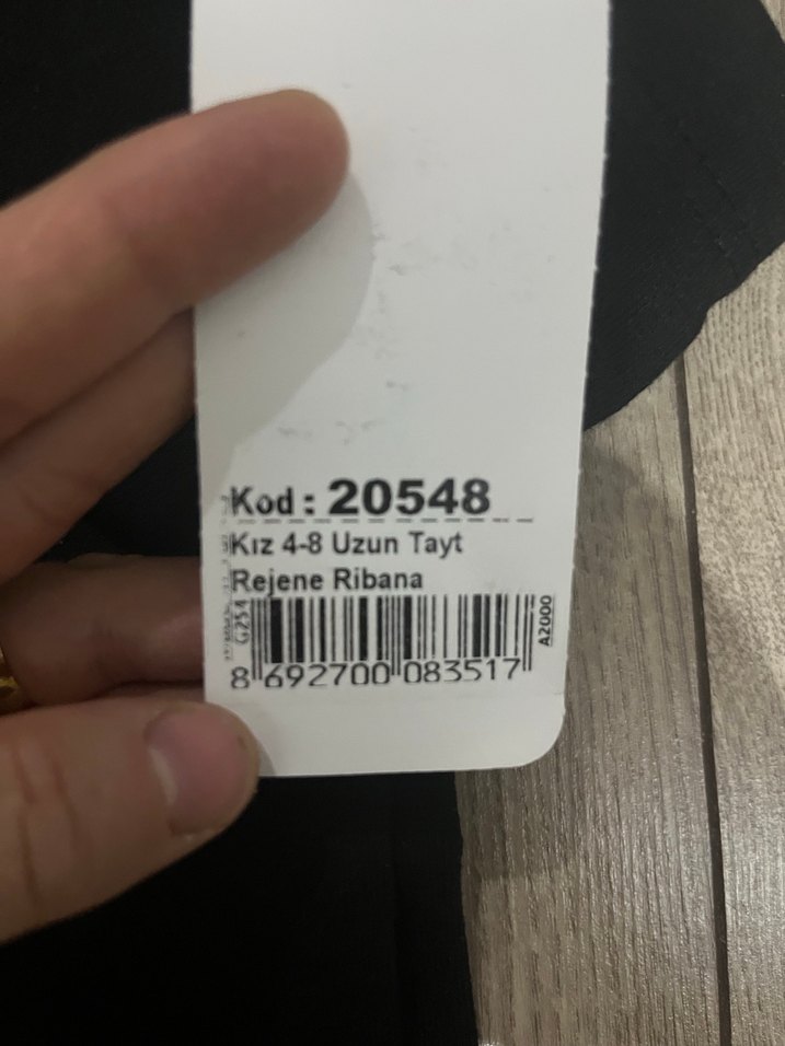 Kız çocuk Siyah Rahat Kesim tayt - Görsel 3