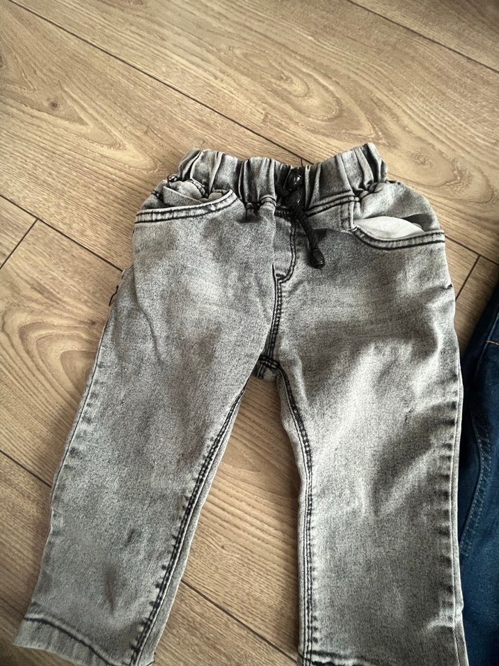 Gri Erkek Çocuk Kot Pantolon - Görsel 3