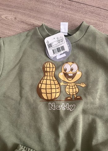 Gri Desenli Uzun Kollu Erkek Bebek Takımı - Görsel 3