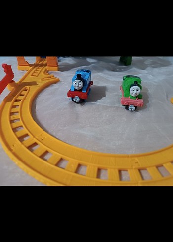 Renkli Çocuk Tren Seti Oyuncak - Görsel 2