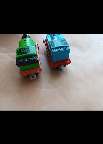 Renkli Çocuk Tren Seti Oyuncak - Görsel 7