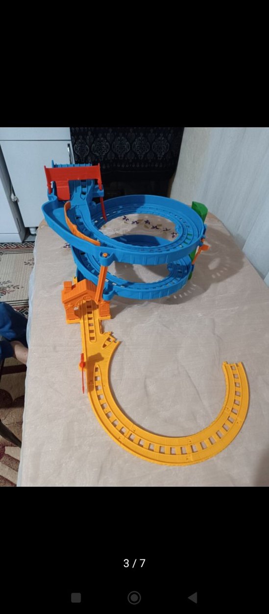 Renkli Çocuk Tren Seti Oyuncak - Görsel 3