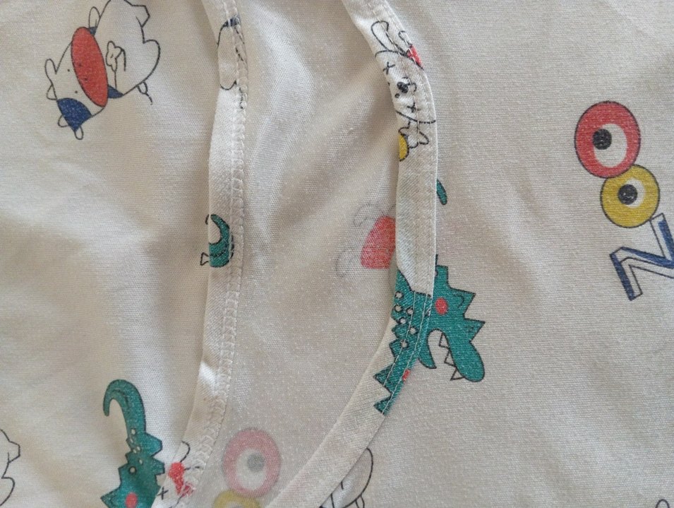 Baskılı Beyaz Hamile Uzun Kollu Tişört - Görsel 4