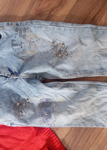 Kız Çocuk Renkli Nakışlı Uzun Kollu Sweatshirt - Görsel 3