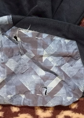 Erkek Çocuk Mavi Kapüşonlu Fermuarlı Ceket - Görsel 4