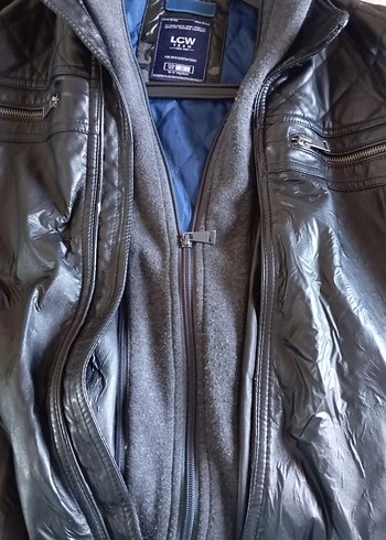 Siyah Deri Erkek Biker Ceket - Görsel 6