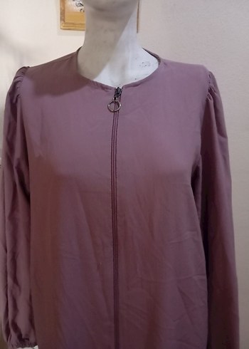 Uzun Kol Drapeli Bej Kadın Elbise - Görsel 3