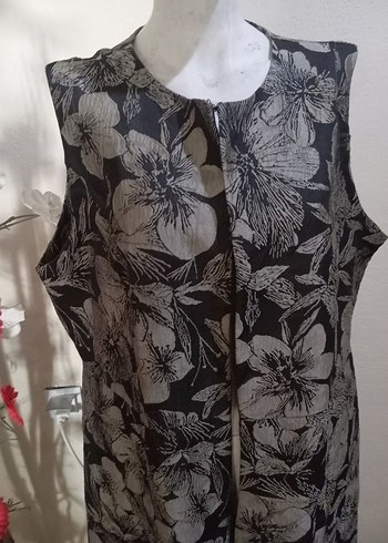 Kadın Gri Vintage Straplez Uzun Elbise - Görsel 2