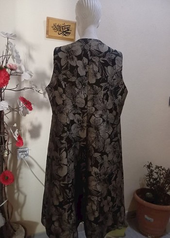 Kadın Gri Vintage Straplez Uzun Elbise - Görsel 4