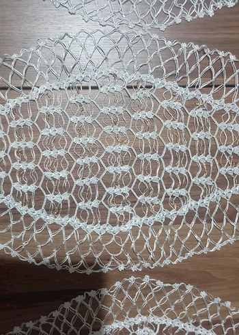 Bohem El Yapımı Örgü Masa Örtüsü - Görsel 2