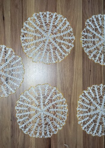 El Örgüsü Bohem Dantel Supla Seti - Görsel 6