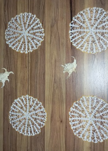 El Örgüsü Bohem Dantel Supla Seti - Görsel 5