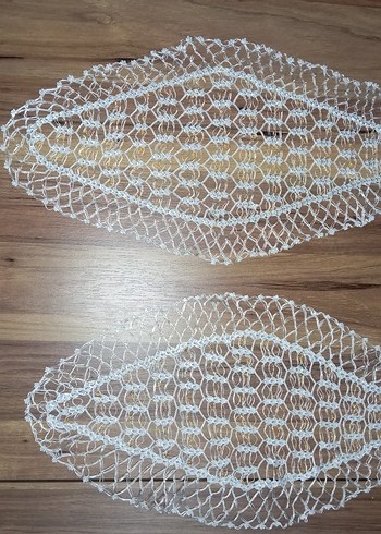 Bohem Örgü El Yapımı Dekoratif Örtü - Görsel 4