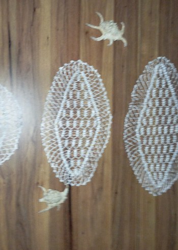 Bohem Örgü El Yapımı Dekoratif Örtü - Görsel 5