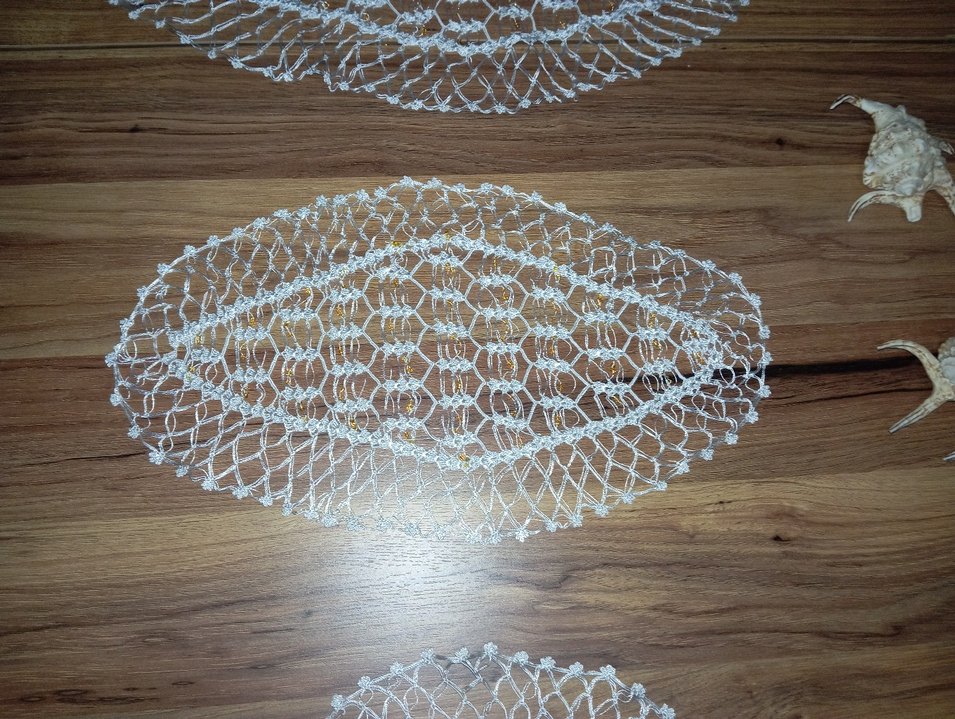 Bohem Örgü El Yapımı Dekoratif Örtü - Görsel 3