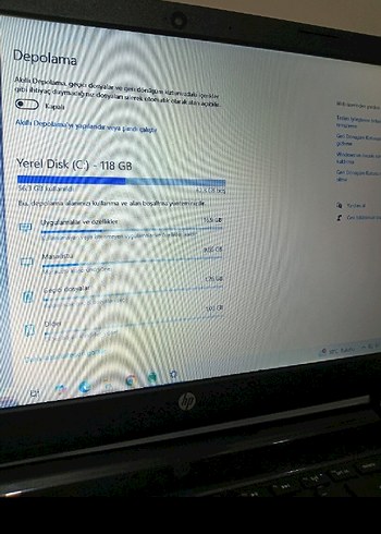 Siyah HP Dizüstü Bilgisayar - Görsel 6