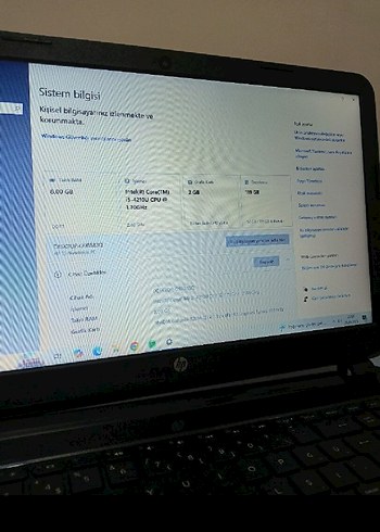 Siyah HP Dizüstü Bilgisayar - Görsel 5