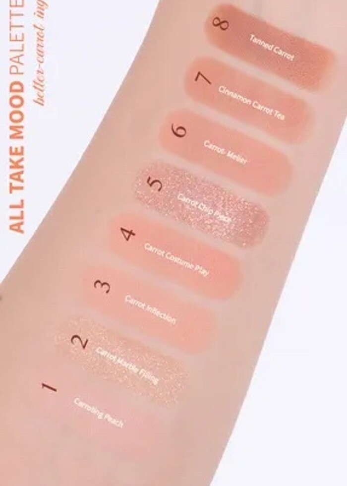 Peripera Far Paleti 08 Better Carrot-ing - Görsel 2