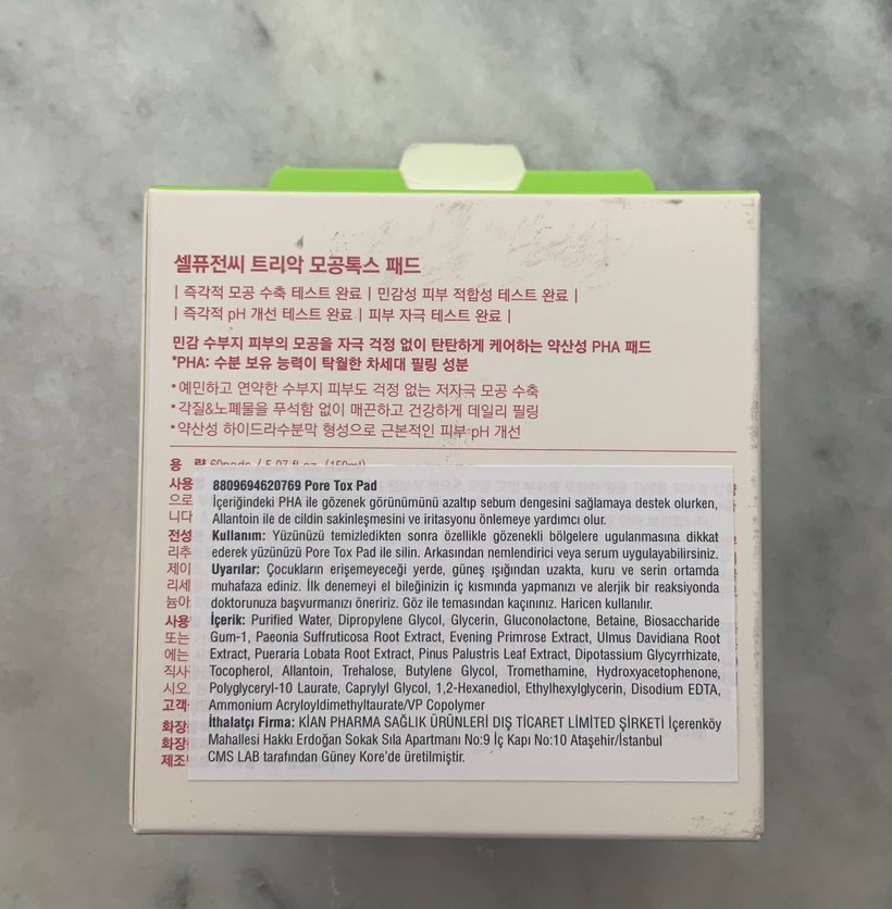 Cell Fusion C Gözenek Sıkılaştırıcı Toner Pedleri 60'lı - Görsel 5