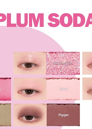 Plum soda Pembe Espoir Far Paleti - Görsel 2