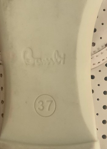 Bambi Bej Bağcıklı Kadın Topuklu Ayakkabı - Görsel 3