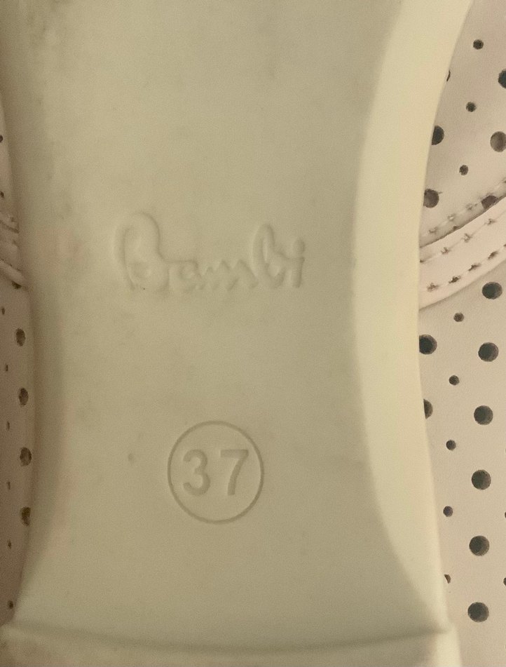 Bambi Bej Bağcıklı Kadın Topuklu Ayakkabı - Görsel 3