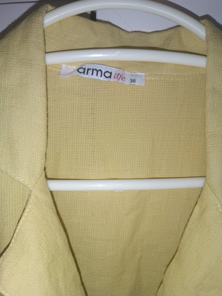 Sarı Keten Kemer Bohem Tarz - Görsel 3