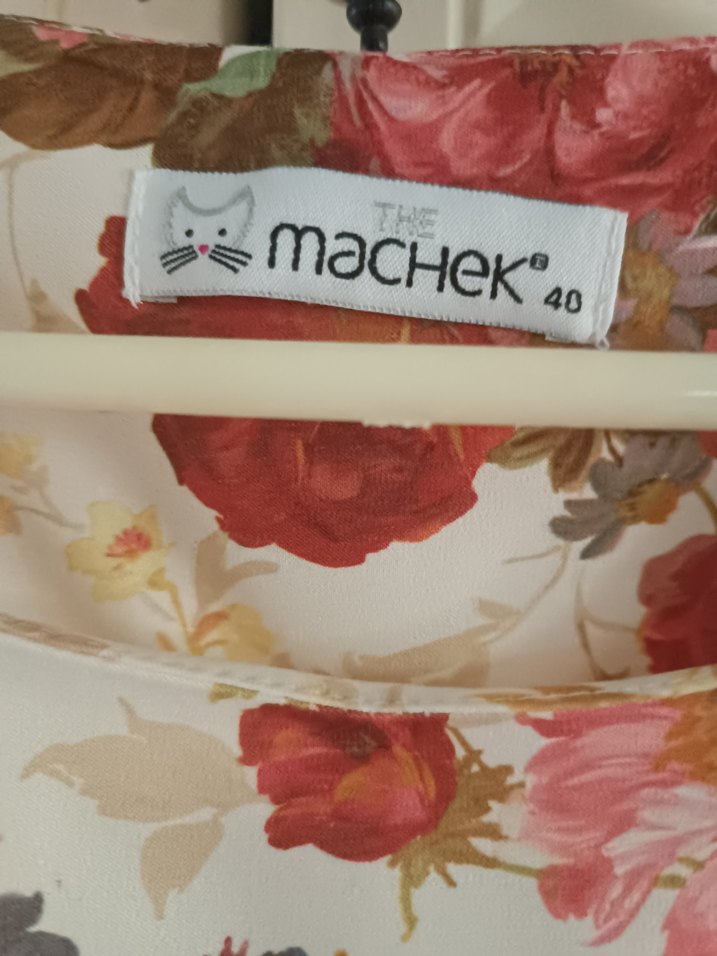 Çiçek Desenli Midi Bohem Elbise - Görsel 4