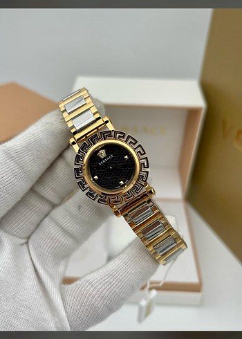 Versace Kadın Klasik Altın Renkli Kol Saati - Görsel 17