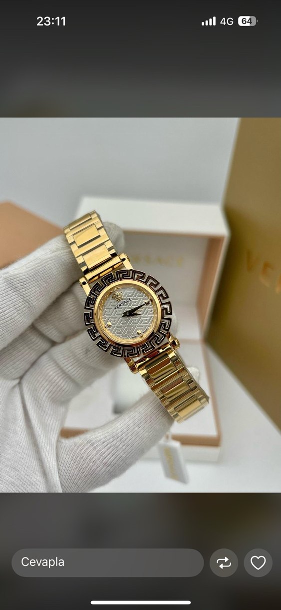 Altın Renkli Modern Klasik Kadın Saati - Görsel 5