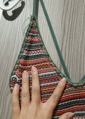 s Beden Bohem Çok Renkli Örgü Mayo