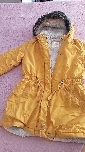 İçi parka temiz bir mont