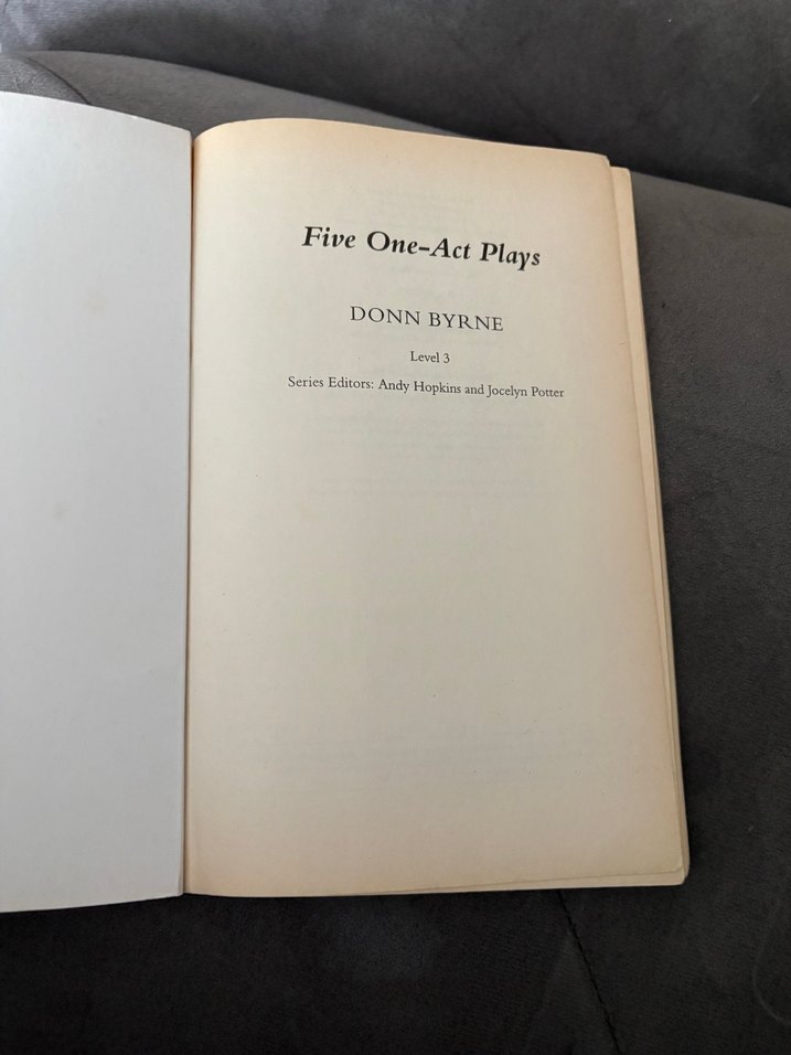 Five One-Act Plays - Donn Byrne - Görsel 3
