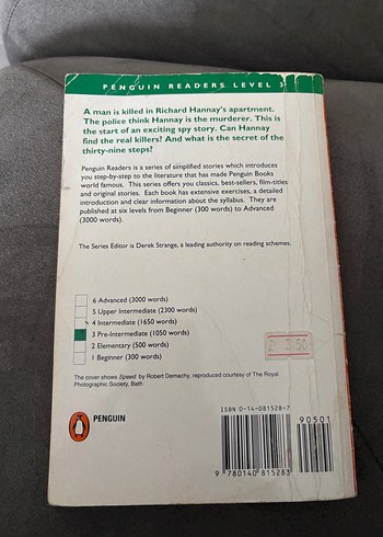 The Thirty-Nine Steps Romanı - Görsel 2