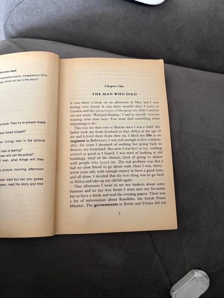 The Thirty-Nine Steps Romanı - Görsel 5